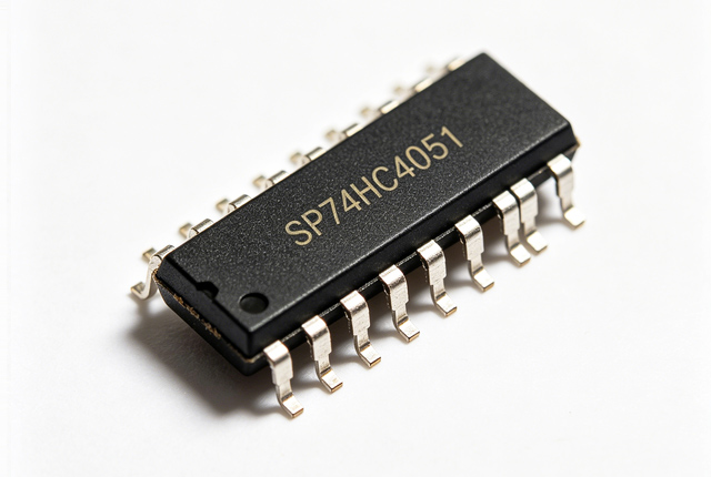 SP74HC4051 - MCU芯片产品实拍